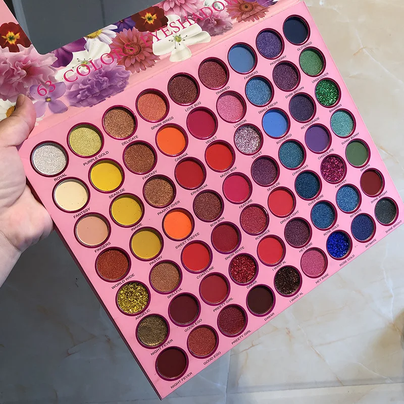 

63 color makeup eye shadow