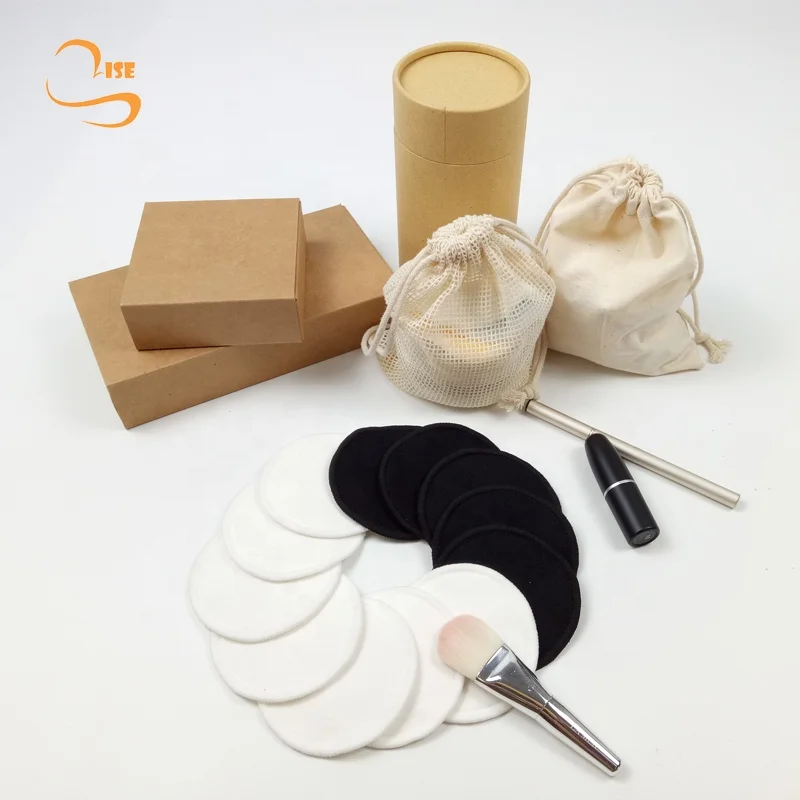 

3.5"/ Organic Bamboo Cotton Knitting Facial Cleansing Pads Make Up Remover Pads Reusable Patterns