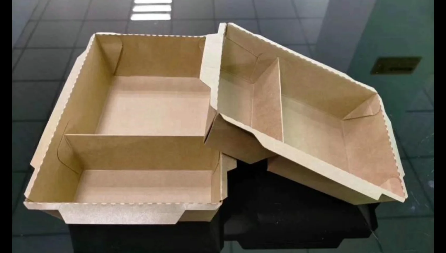 Automatic Cardboard Pizza Food Paper Packing Box Folding Gluing Making Machine Buy Take Away
