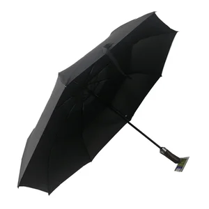 Image of large double canopy automatic windproof promotion folding golf umbrella