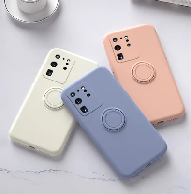 

Magnetic silicone camera protection phone case for Samsung S10 S20 S20Plus S20ultra cover, 11 colors