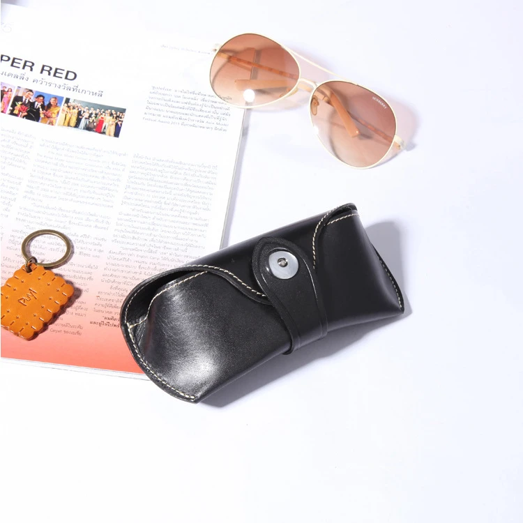 FSC108 Reading glass covers handcraft real leather case glasses with
