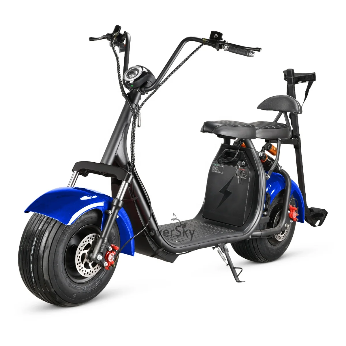 

SoverSky Fat Tire Citycoco Scooter Ebike 2000w Electric Motorcycle US warehouse Lithium Battery golf rack golf carts ebikes eec