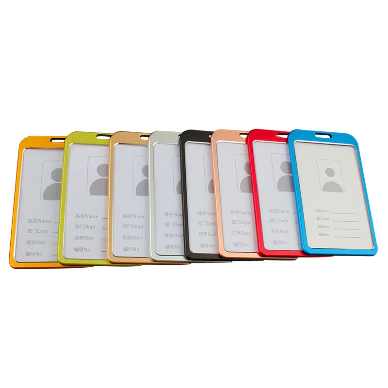 

Factory Hot sales Aluminum government Metal officials Name Card ID badge holder