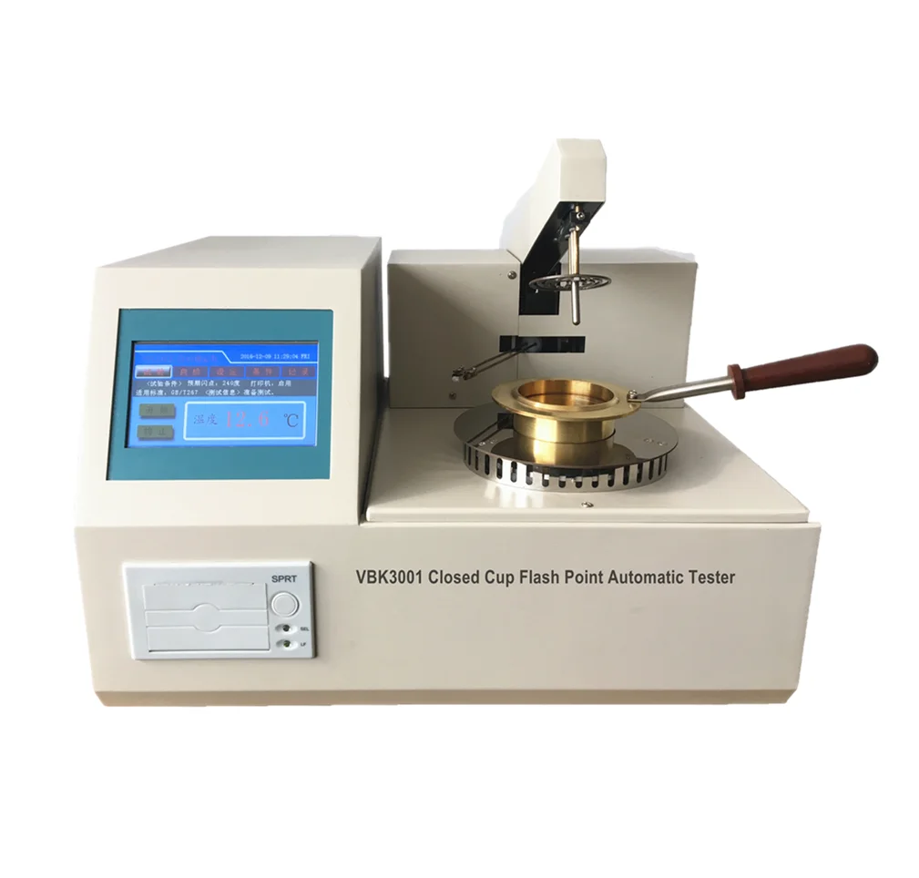 

Rapid Equilibrium Closed Cup Flash Point Tester & Fire Point Tester for Petroleum Products ASTM D93