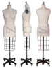 Professional tailoring dress form with cage for dressmaking and fitting