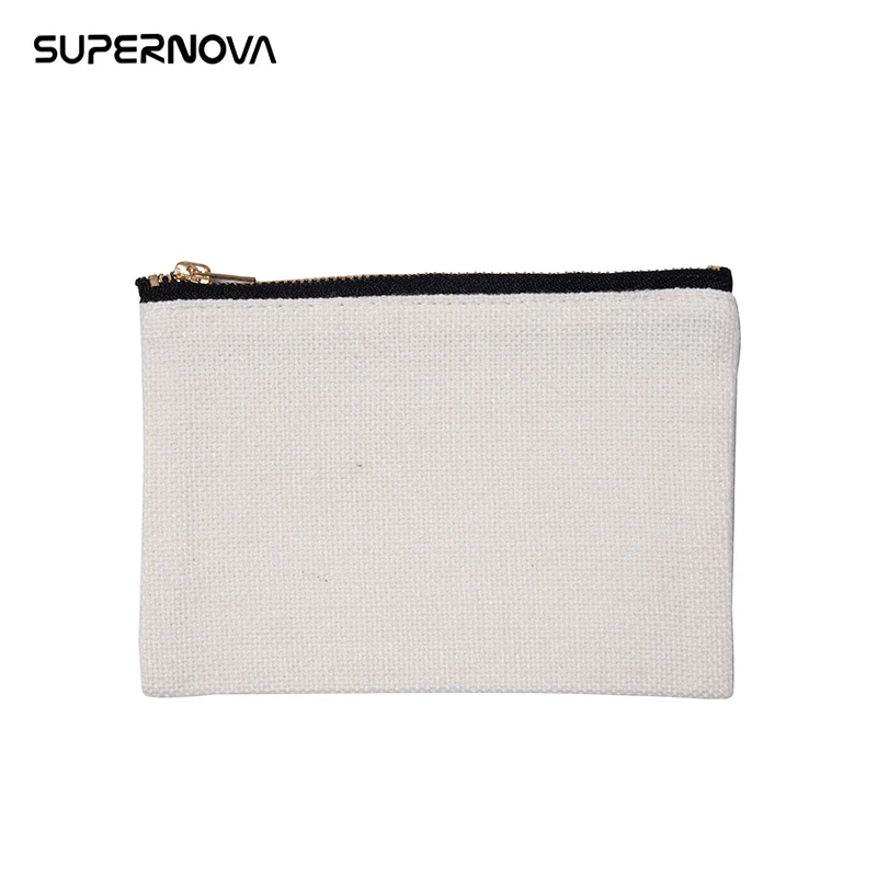 

2020 New Arrivals wholesale Color Customized Christmas wallet blank Sublimation Linen Coin Purse