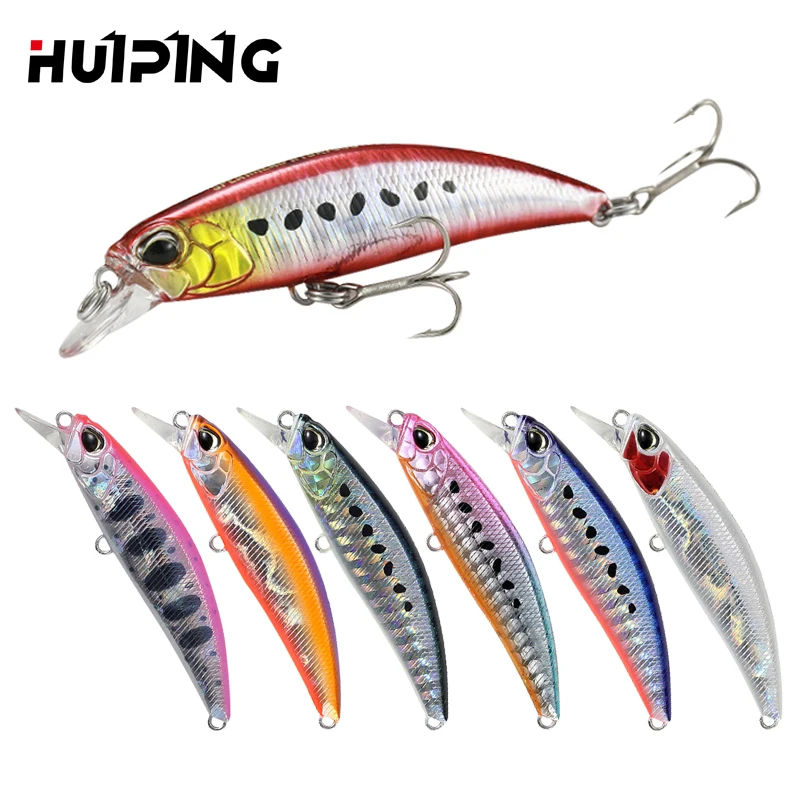 

Lures Fishing Wholesale 60mm 6.5g Minnow Lure Hard Artificial Bait Sinking Saltwater 60S Pesca Fishing Tackle, 8 colors