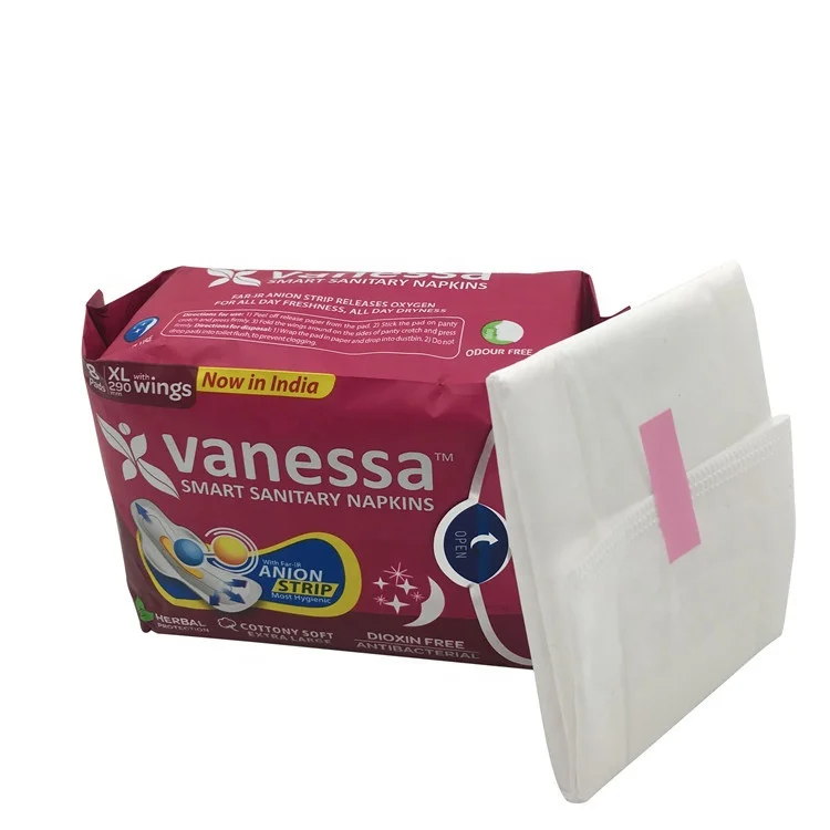 

Feminine Hygiene Products Disposable Aluminium Foil Bag For Organic Cotton Sanitary Pad