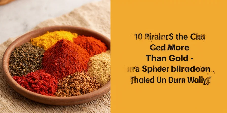 10 Spices That Cost More Than Gold – Spice Up Your Wallet!