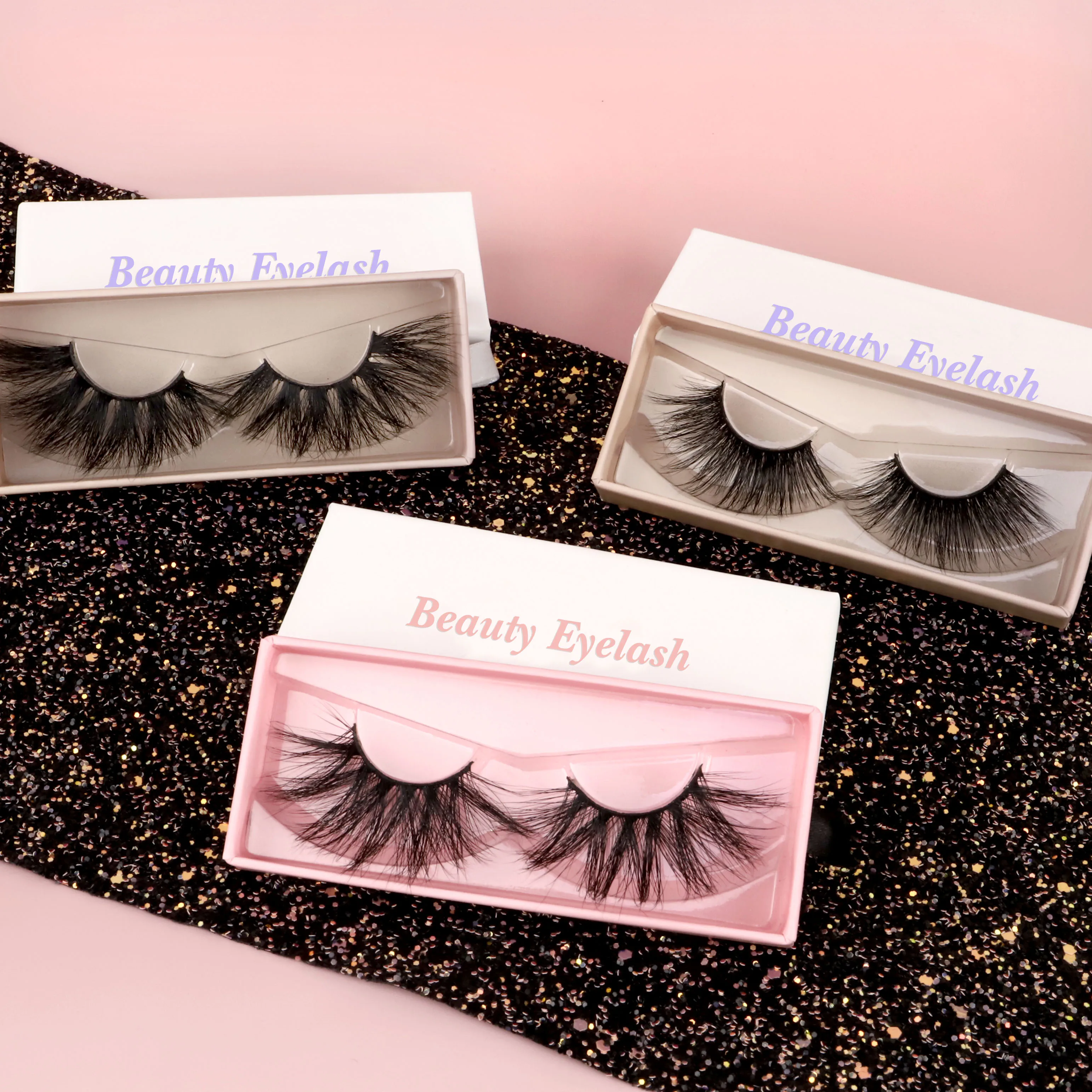 

Wholesale Fast Delivery 3D Mink Lashes Hand Made Full Strip Mink Lashes With Packaging