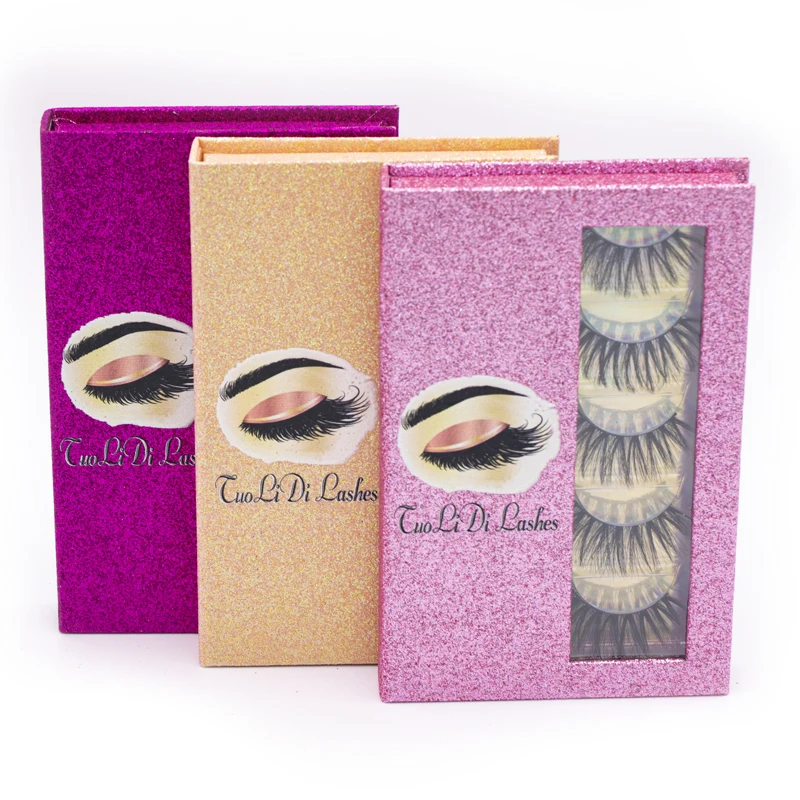 

Wholesale Lash Boxes Vendors 10 In 1 Set Book Of Lashes Private Label Logo For Silk Eyelashes 10 Pairs