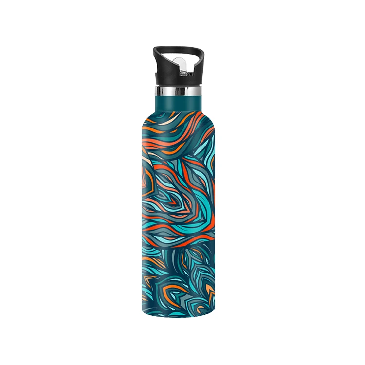 

2020 Portable 500/600/750/1000ml Customized Design Double Wall Stainless Steel Water Bottle Insulated Vacuum Flask, Available colors or custom colors