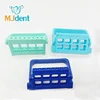 16 Holes Dental Bur Block Holder Colorful Plastic Diamond Burs