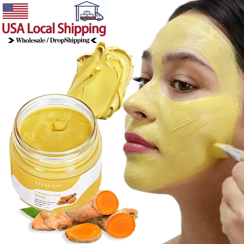 

Private Label Face Maskss Beauty Bentonite Deep Cleansing Tumeric Mask Anti Acne Turmeric Facial Clay Mask
