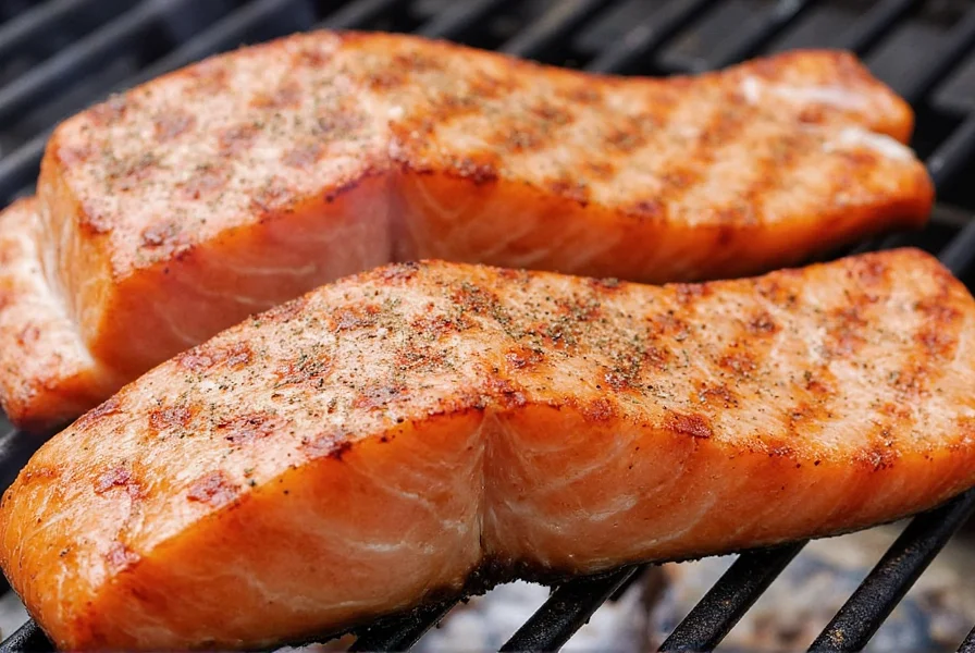Grilled salmon