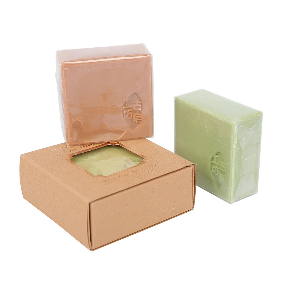 

Traditional China Yoni Soap Vaginal 100% Natural Handmade Yoni Soap Bar, Light green, green, black, brown