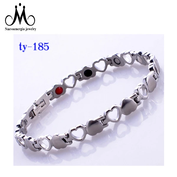 

316L Stainless Steel Bio Energy Magnetic Bracelet Heart Shape Women Health Bracelet