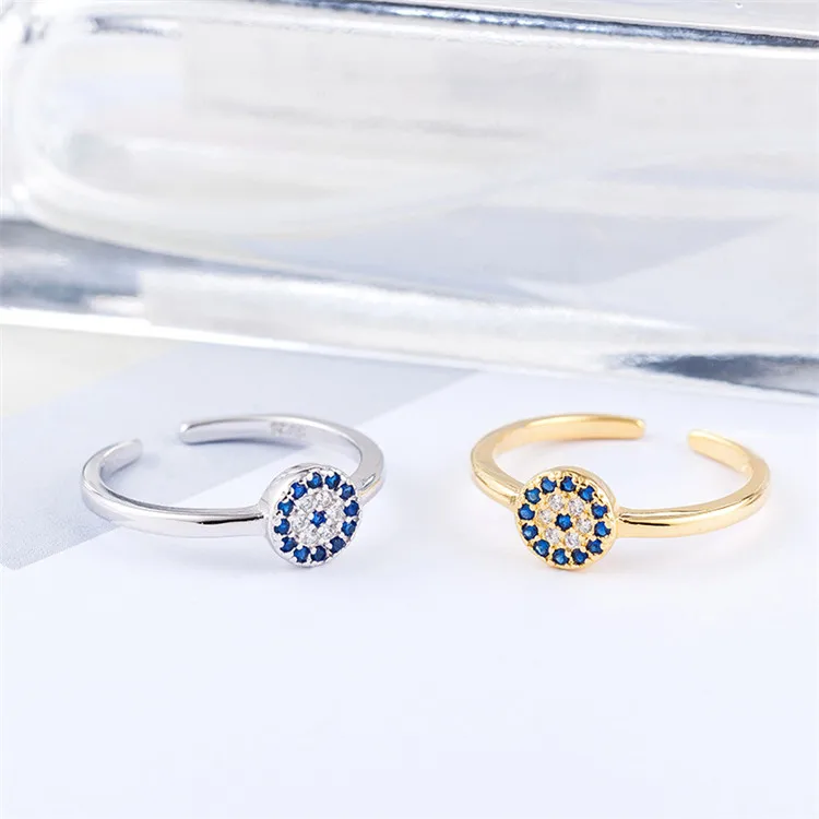 

Ring Diamond Fashion Jewelry European And American Flower New Girl Eye Ring Women Rings, Picture shows