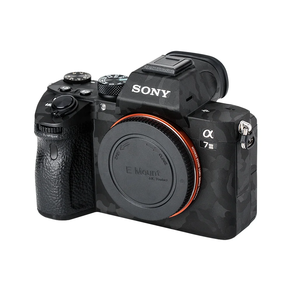 

Shadow Black Anti-Scratch 3M Material Enhances The Grip Protective Skin Film For Sony A7 III, A7R III