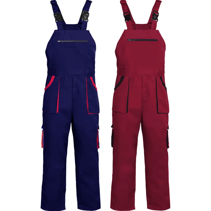 Factory Custom Made Bib Work Overalls For Men Antistatic Waterproof