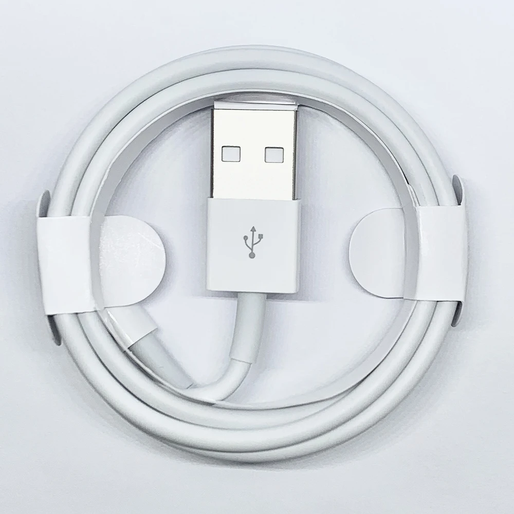 

USB Data Charging Charger Cables Cords For apple iphone 8 charger, White