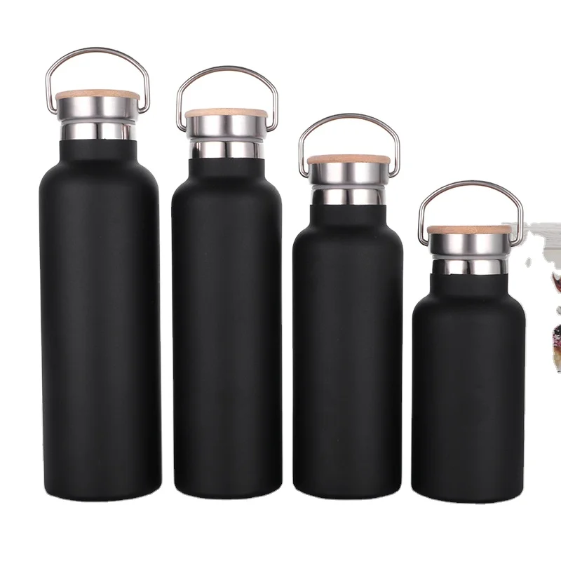 

Wholesale Factory Custom 20oz Wood Top Stainless Steel Water Bottles Stainless Steel Canteen vacuum Bottles, Customized colors acceptable