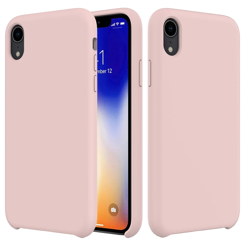 

Hot sale Liquid Silicone Case For iPhone XR Max XS X
