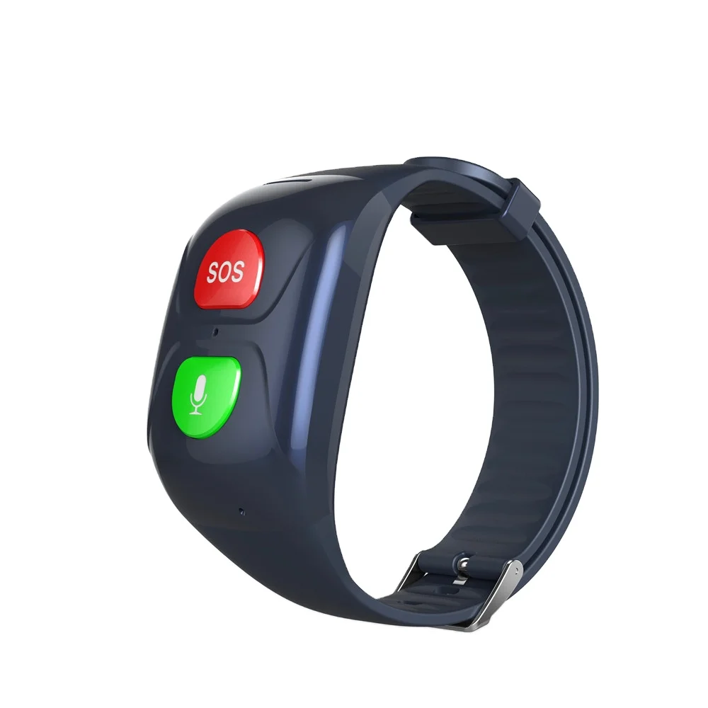 

Waterproof Smart GPS Bracelet For Elderly People Senior Citizens With Heart Rate and Blood Pressure Monitor SOS panic button