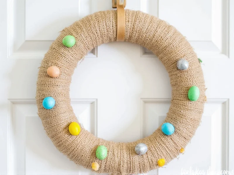 diy easter wreath