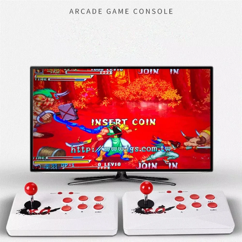 

Factory Direct Price Games Vedio Retro Video Console Wireless HDMI-compatible Double Controller Game Player, White/yellow/red