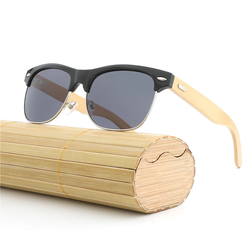 

bamboo Sunglasses Logo Gafas Fashion Plastic Sun Glasses Custom men women bamboo Sunglasses