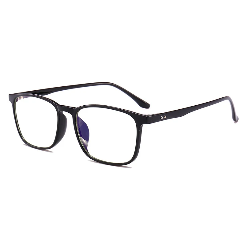 

SKYWAY Anti Blue Light Block Glasses Fashion High Quality TR90 Women Men Black Square Optical Frame With Rivet