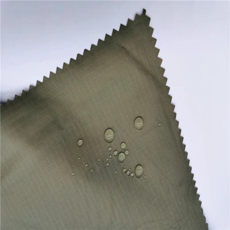 Ripstop Rainwear Taffeta 100polyester Pu Milky Coated Waterproof Fabric For Rainwear Buy