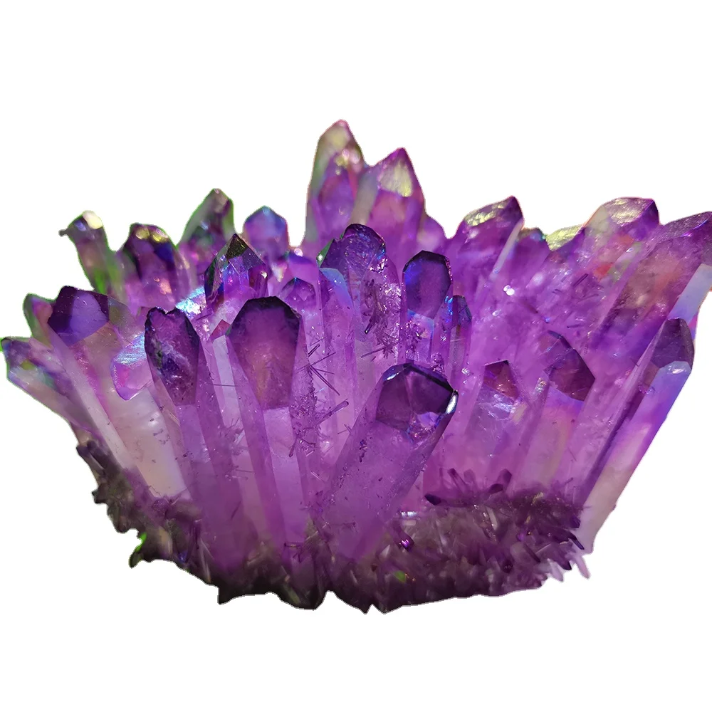 Wholesale Healing Crystals Small Raw Crystal Amethyst White & Green