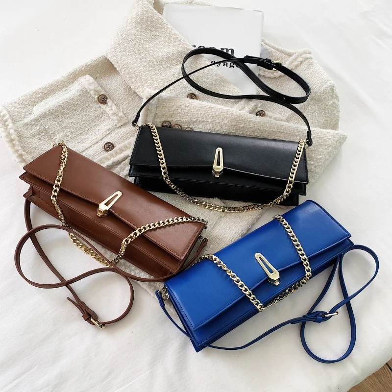 

Fashion Trendy Underarm Bags 2022 Girls Design Messenger Chain Handbag Ladies Small Purses For Young Lady