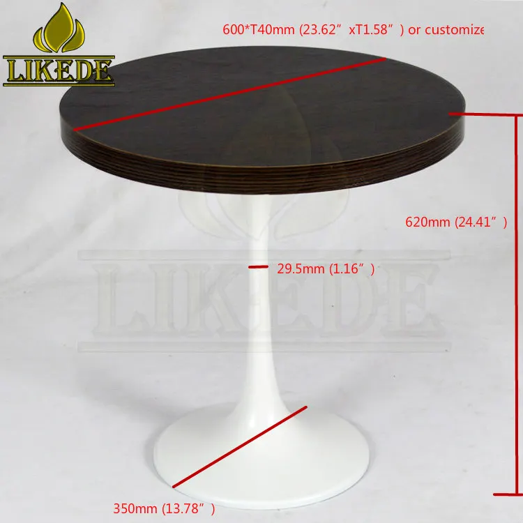 Modern Coffee Table With Metal Base and Plywood Top for Coffee Dining Table Furniture Legs