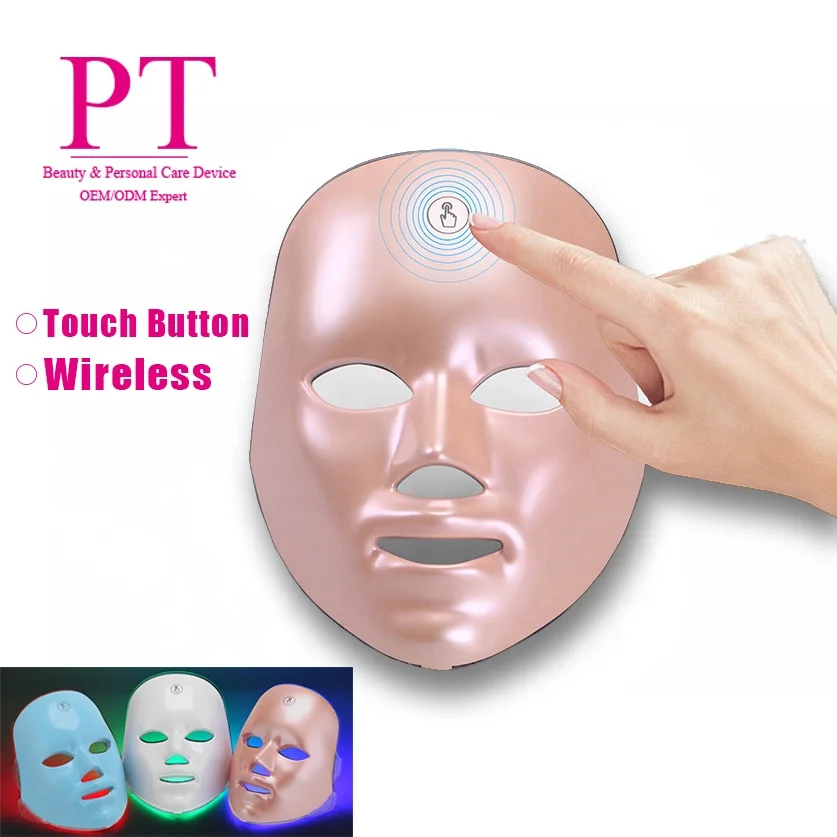 

Home Use PDT Photo Light Therapy Facial Skin Beauty 7 Colors LED Face Mask