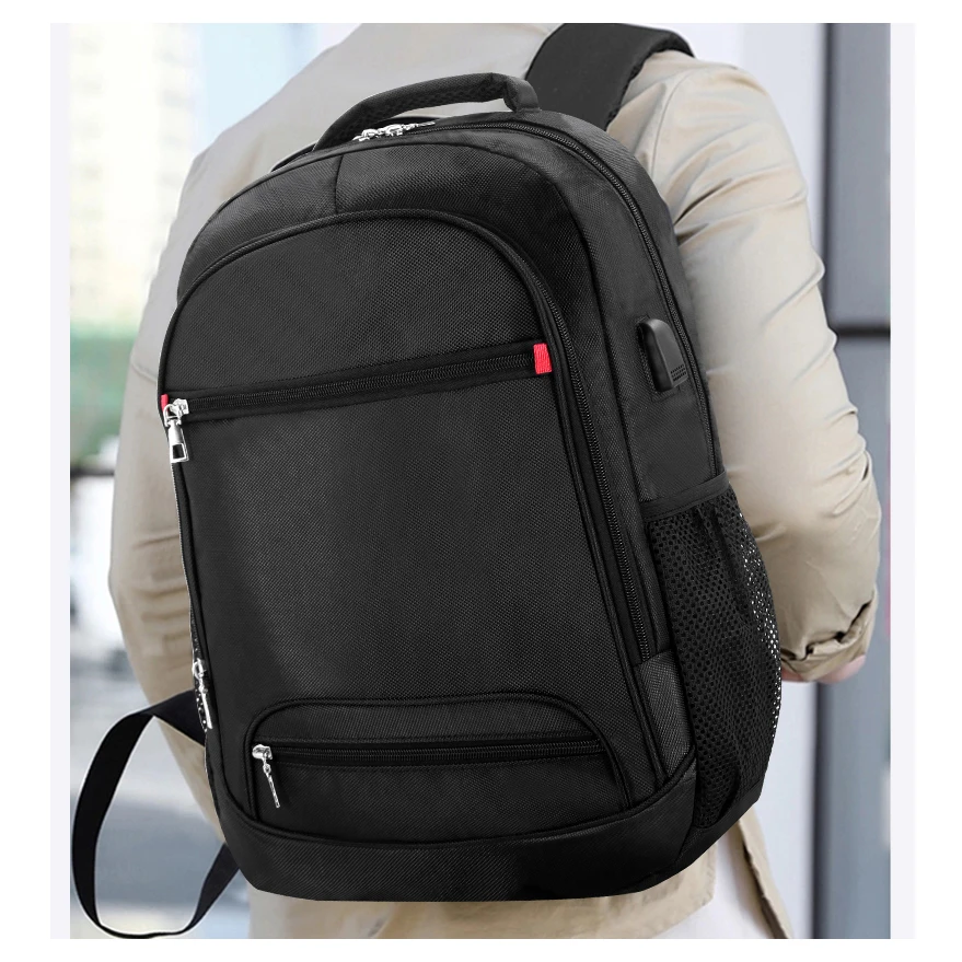 

Outdoor Travel Custom Design School Backpack mochila escolar Large Capacity Custom Teen Young College Outdoor Student Schoolbag, Black and custom colors