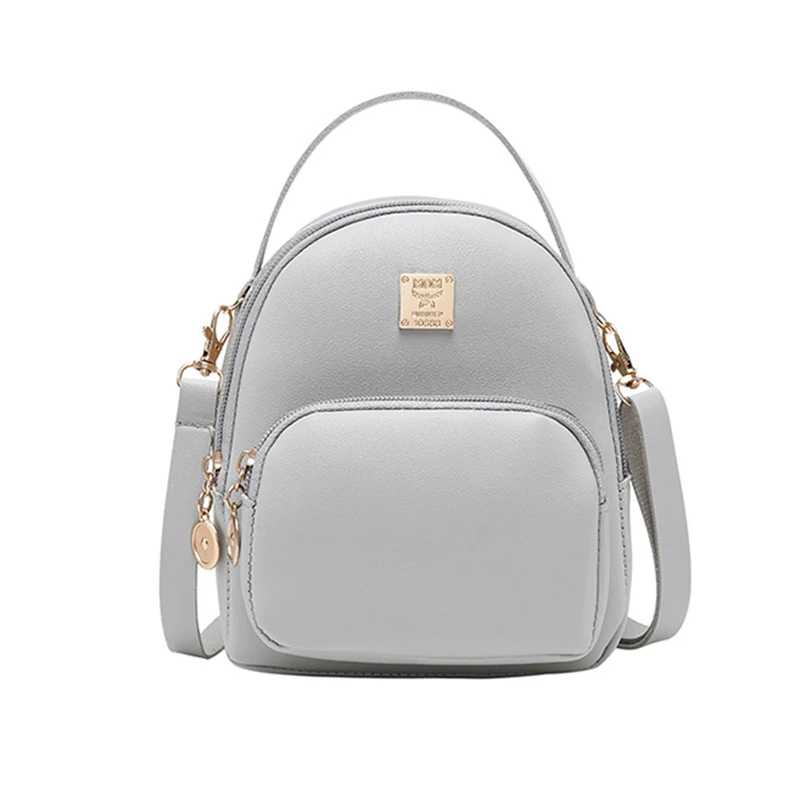 

Mini bag PU leather backpack for girl daily use to go out