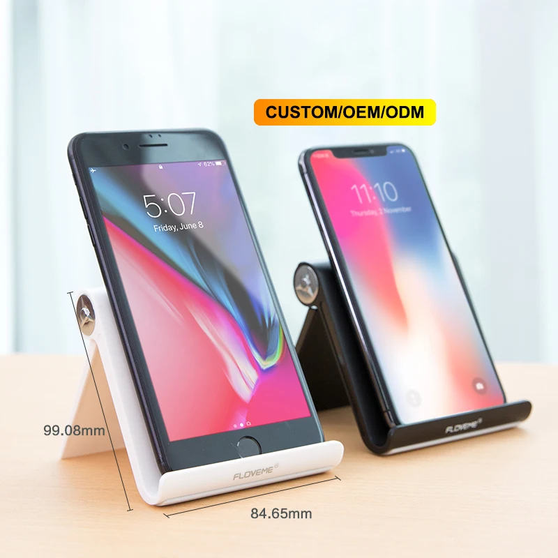 

Free Shipping 1 Sample OK Universal ABS Cell Phone Stand Holder FLOVEME Adjustable Desk Mobile Phone Holders