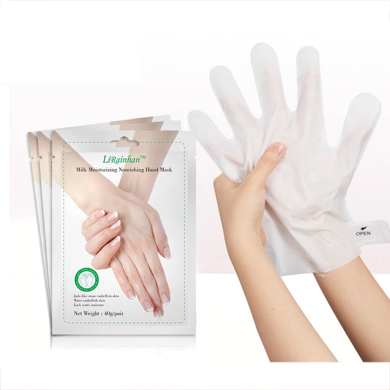 

Soft Benefits Milk Whitening Peeling Hand Mask Glove Foot Hand Mask For Skin Care