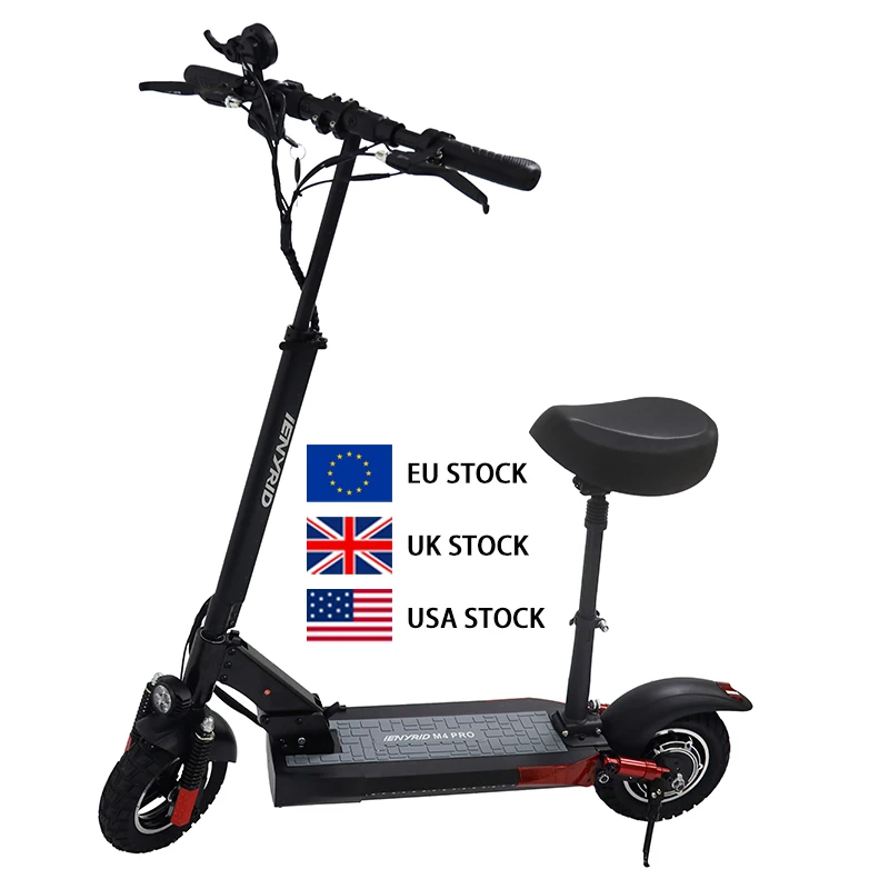 

EU UK USA warehouse 2-wheel electrics scooter M4 Pro 10 inch 500W 48v 16ah foldable off road electric scooter for adults