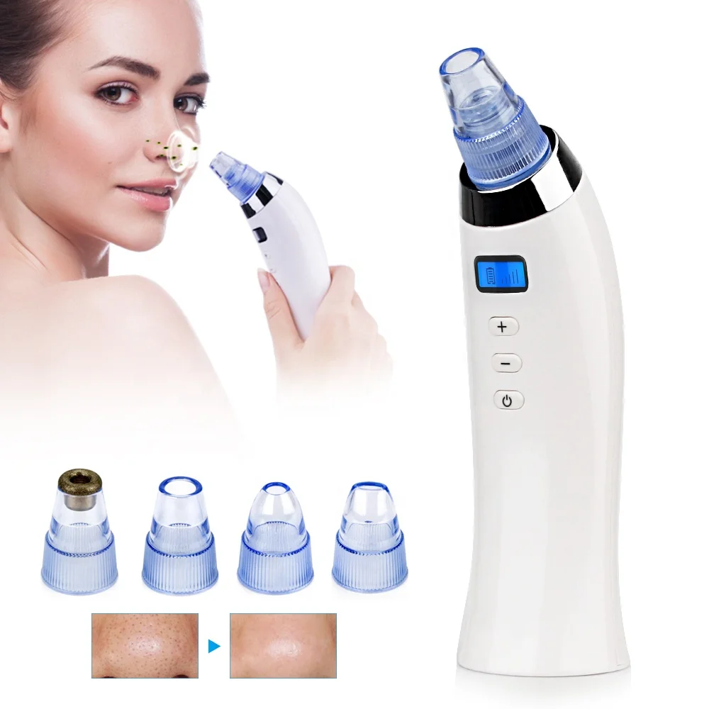 

Dropshipping Ultrasonic Mini Blackhead Remover Vacuum Pore Cleaner Blackhead Removal Device With 5 Mode