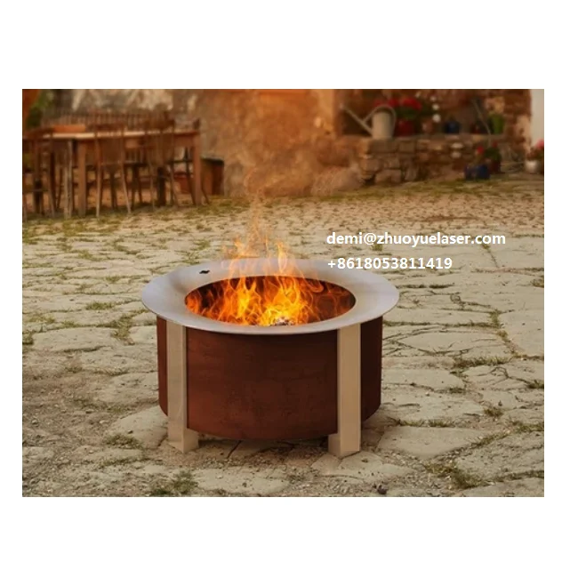 

60 cm*35 cm round smokeless fire pits, Primary color