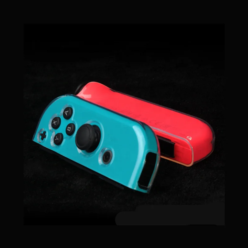 

Wholesale Good Quality TPU Joy-Con Hard Crystal Clear Shell Set of Left & Right Joy-Con Protector Cover Case Sleeve for Switch, Clear as pictured