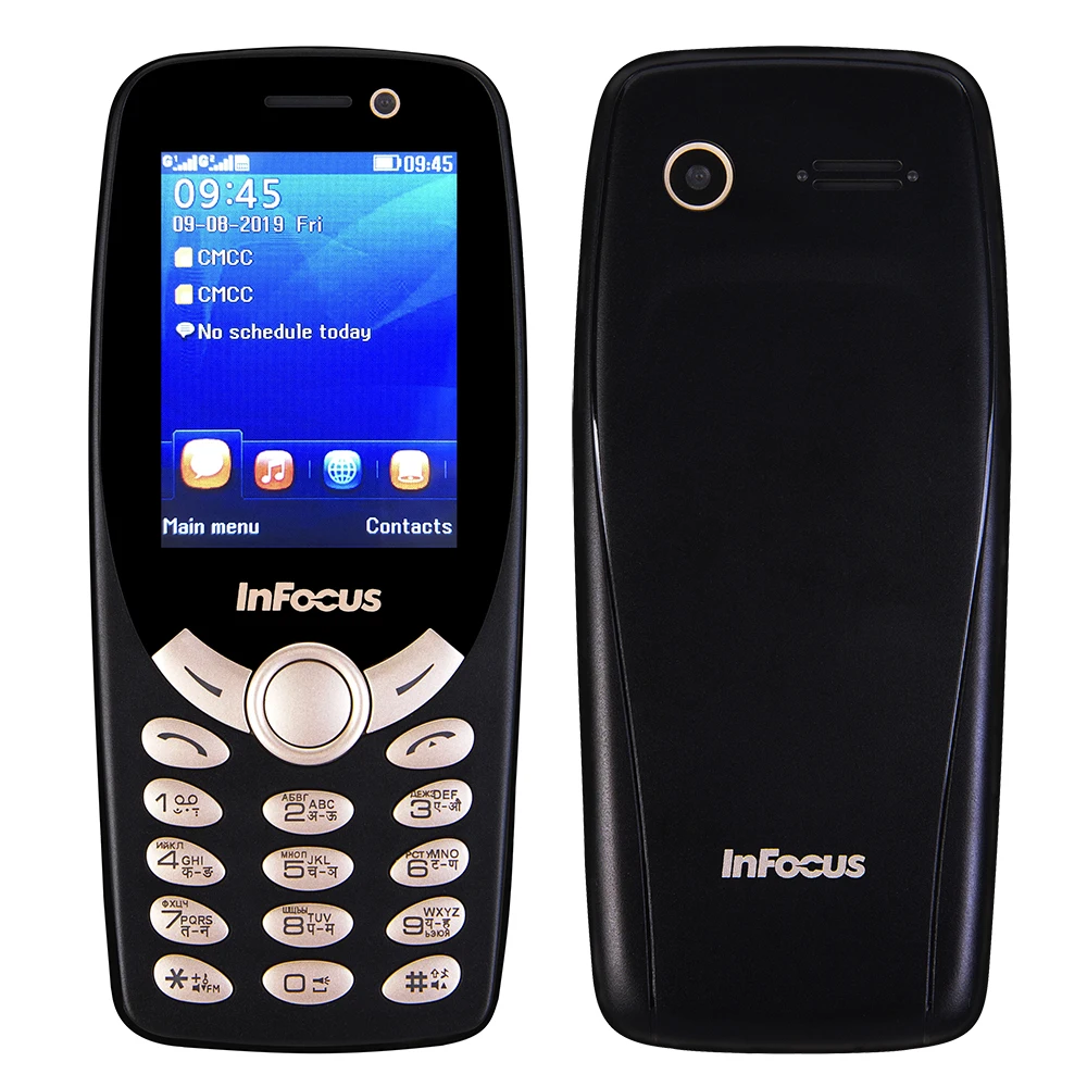 

Original infocus telephone portable keypad mobile Dual sim cellphones Wireless FM telefon flashlight celulares cell phone