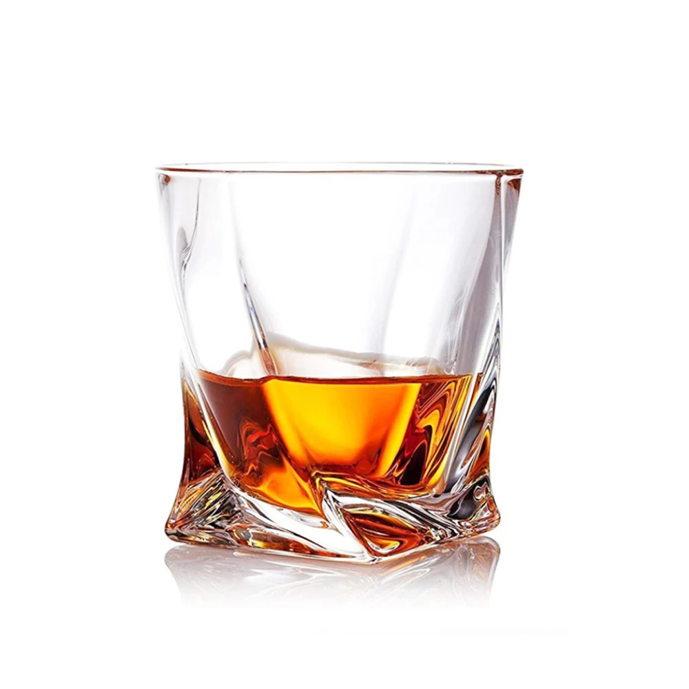 

Wholesale square transparent crystal Whiskey glass cup, Clear