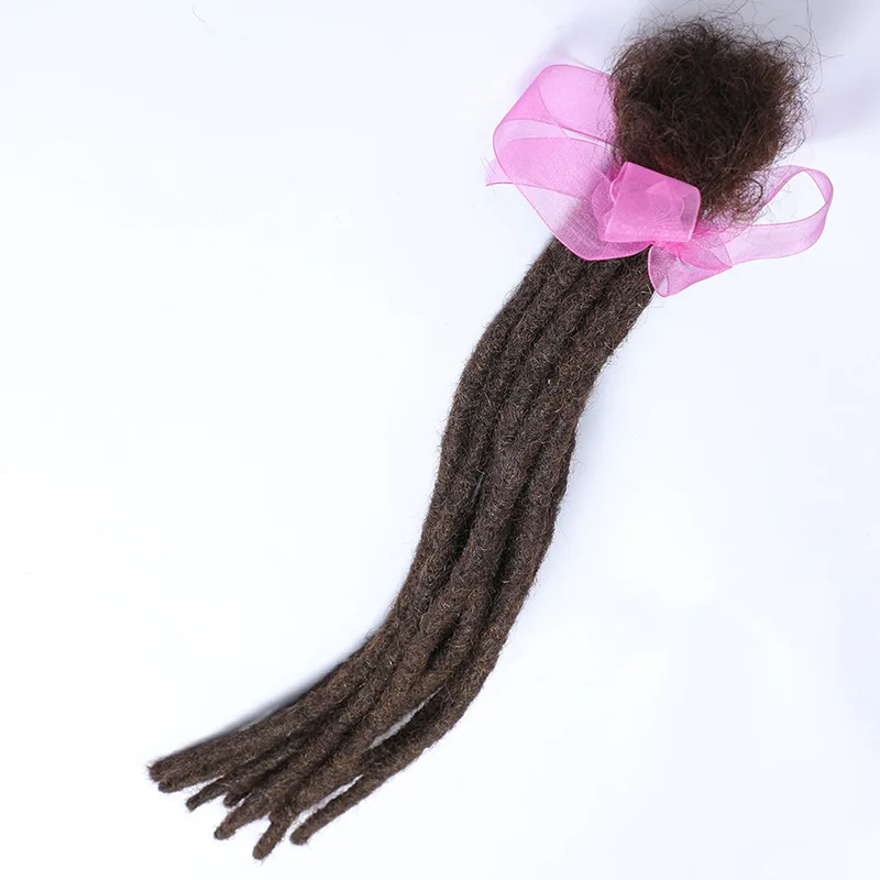 

YC39 100% handmade afro kinky curly natural braiding locs virgin crochet Dreadlocks human hair for braiding