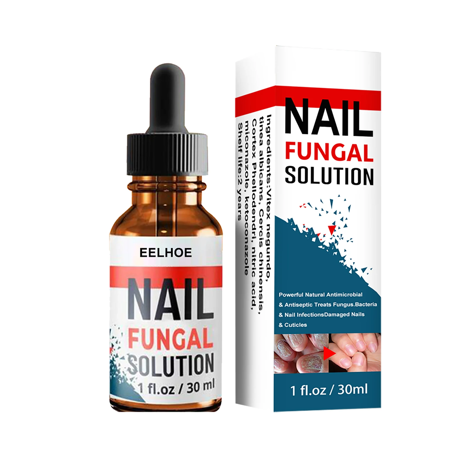 

eelhoe Nail Repair Liquid Hand and Foot Onychomycosis Care Repair Liquid Thicken Soft Nails nail lamp care tools